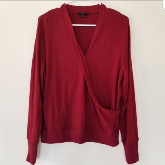 J. Crew Wrap Style Sweater Size Medium - Picture 1 of 8
